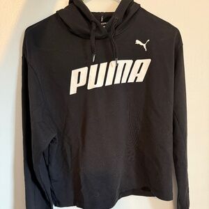 PUMA cropped hoodie sweatshirt